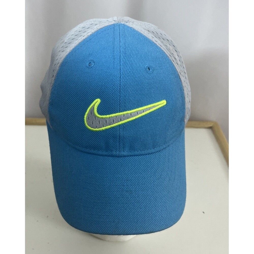nike golf cap dri fit 4-7 Light Blue/gray Breathable Acrylic/wool